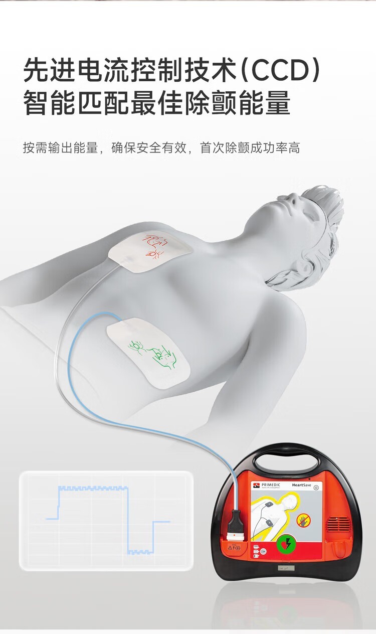普美康AED半自动体外除颤器HeartSave PAD(M250)便携除颤仪+无屏立柜 详情图 117
