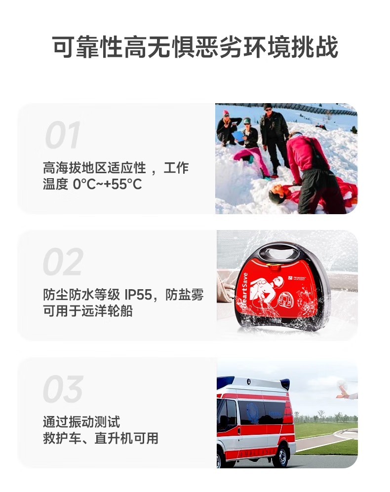 普美康半自动体外除颤器Heartsave AED-M (M250)4.7英寸屏免费上门培训 详情图 70