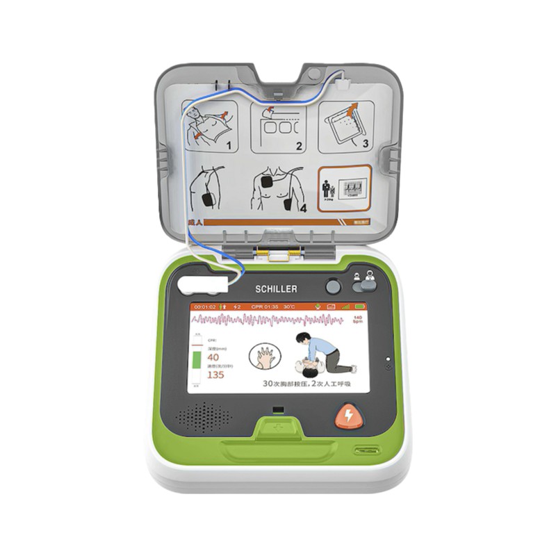 席勒 AED-N3半自动体外除颤器便携式除颤仪家用医用车载急救7英寸彩屏 详情图 5