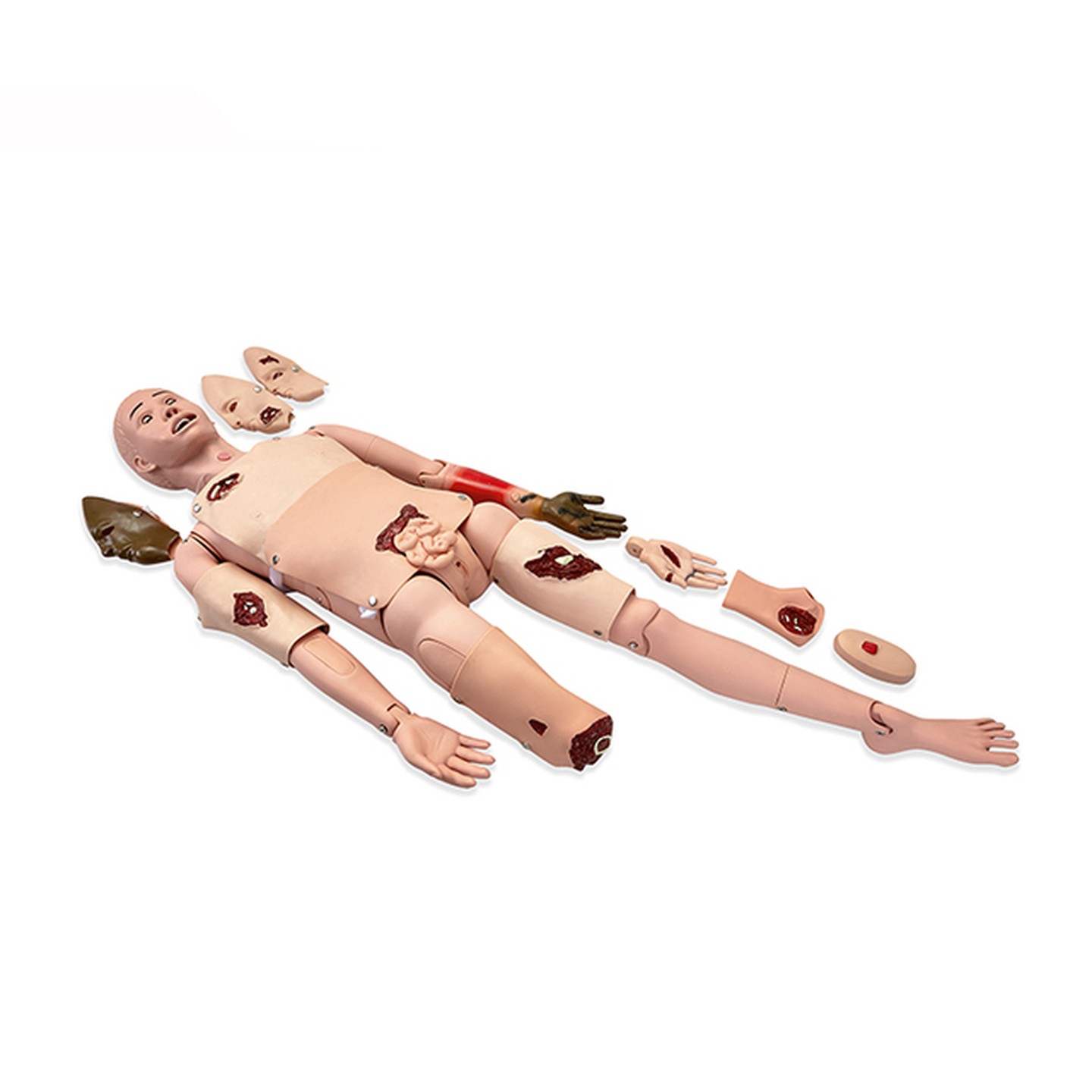 懿模YM-G110-16部件基础伤情判定模拟人创伤包扎护理搬运野战卫勤训练