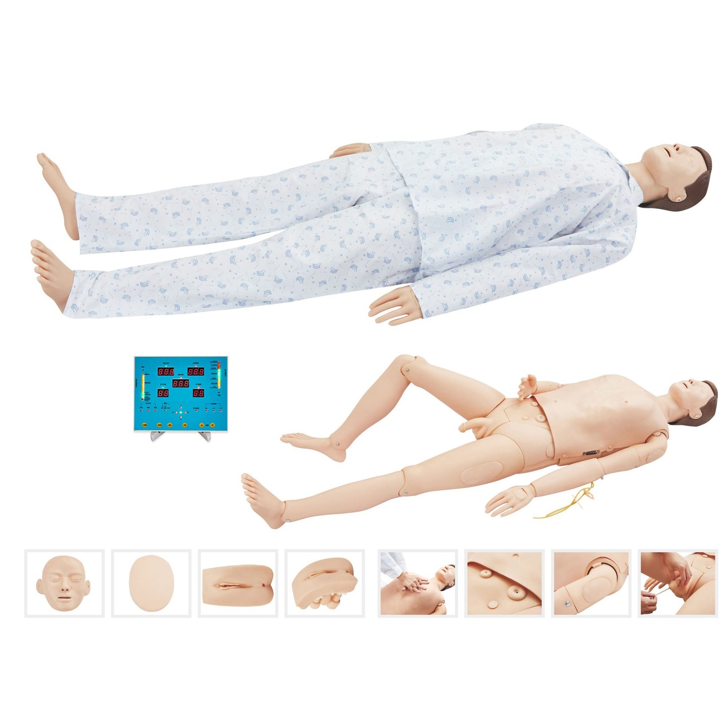 懿模YM-CPR400B高级多功能护理急救训练CPR心肺复苏训练模拟人