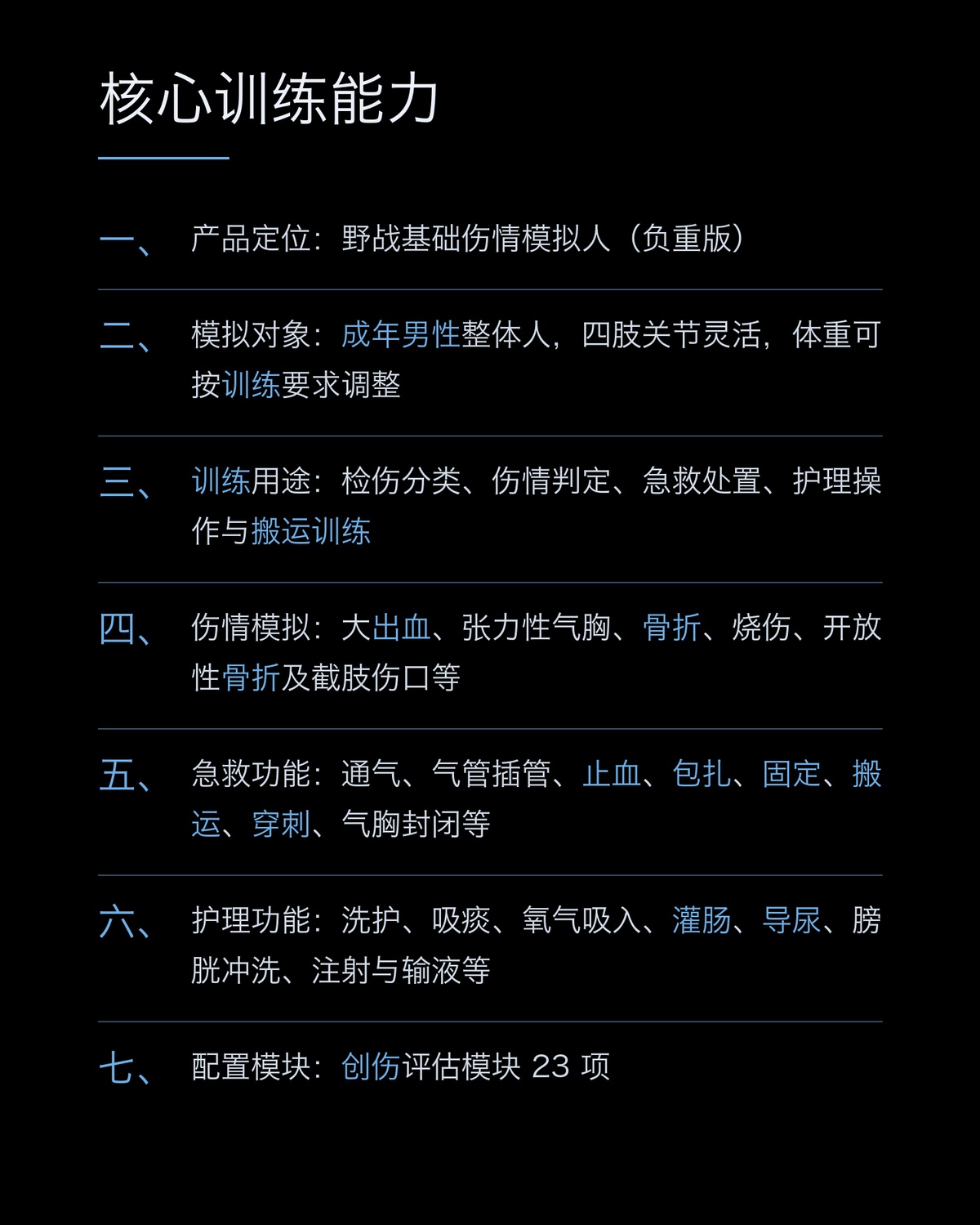 懿模YM-G111Z野战基础伤情模拟人（负重版） 详情图 2